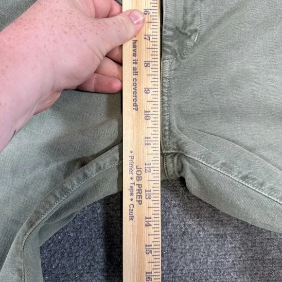 AMO‎ Pants Womens 28 (Fits 30x25) Green Easy Trouser Surplus USA Made Stretch - Picture 11 of 15